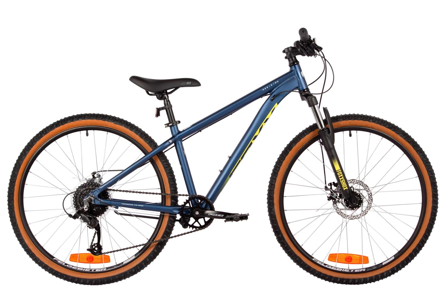  Велосипед FOXX MERIDIAN 26" синий, алюминий, рама 14" 