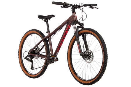  Велосипед FOXX MERIDIAN 26" коричневый, алюминий, рама 14" 
