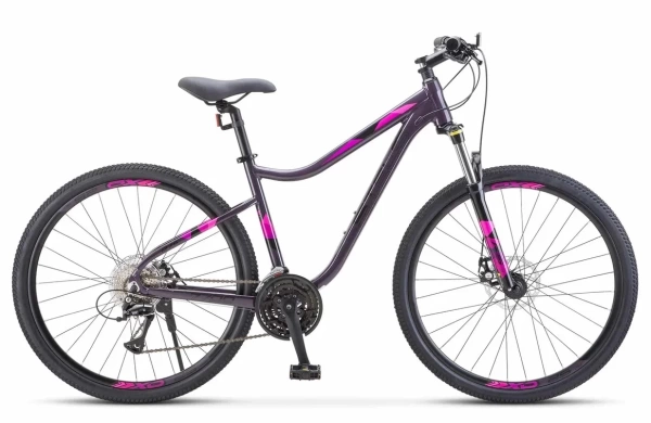  Велосипед STELS 27,5" Miss-7700 MD, рама 19", темно-пурпурный /LU095027/ *