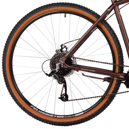  Велосипед FOXX MERIDIAN 29" коричневый, алюминий, рама 20" 